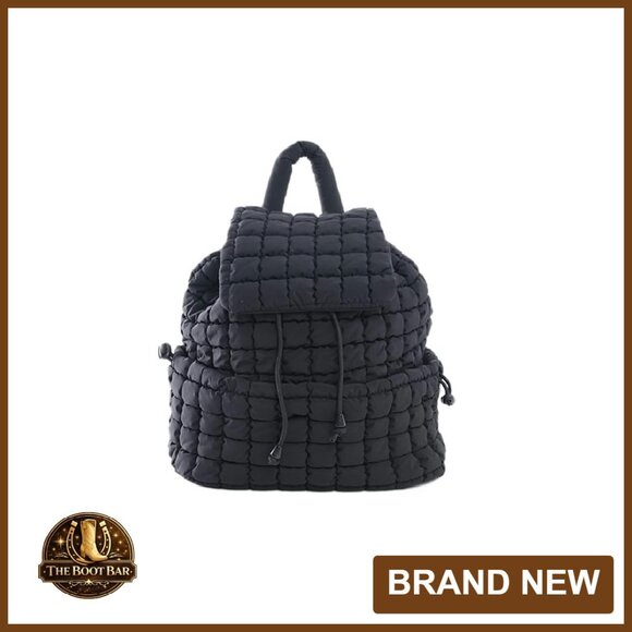 Lightweight Quilted Puffer Backpack 18L Large Capacity  display picture 3